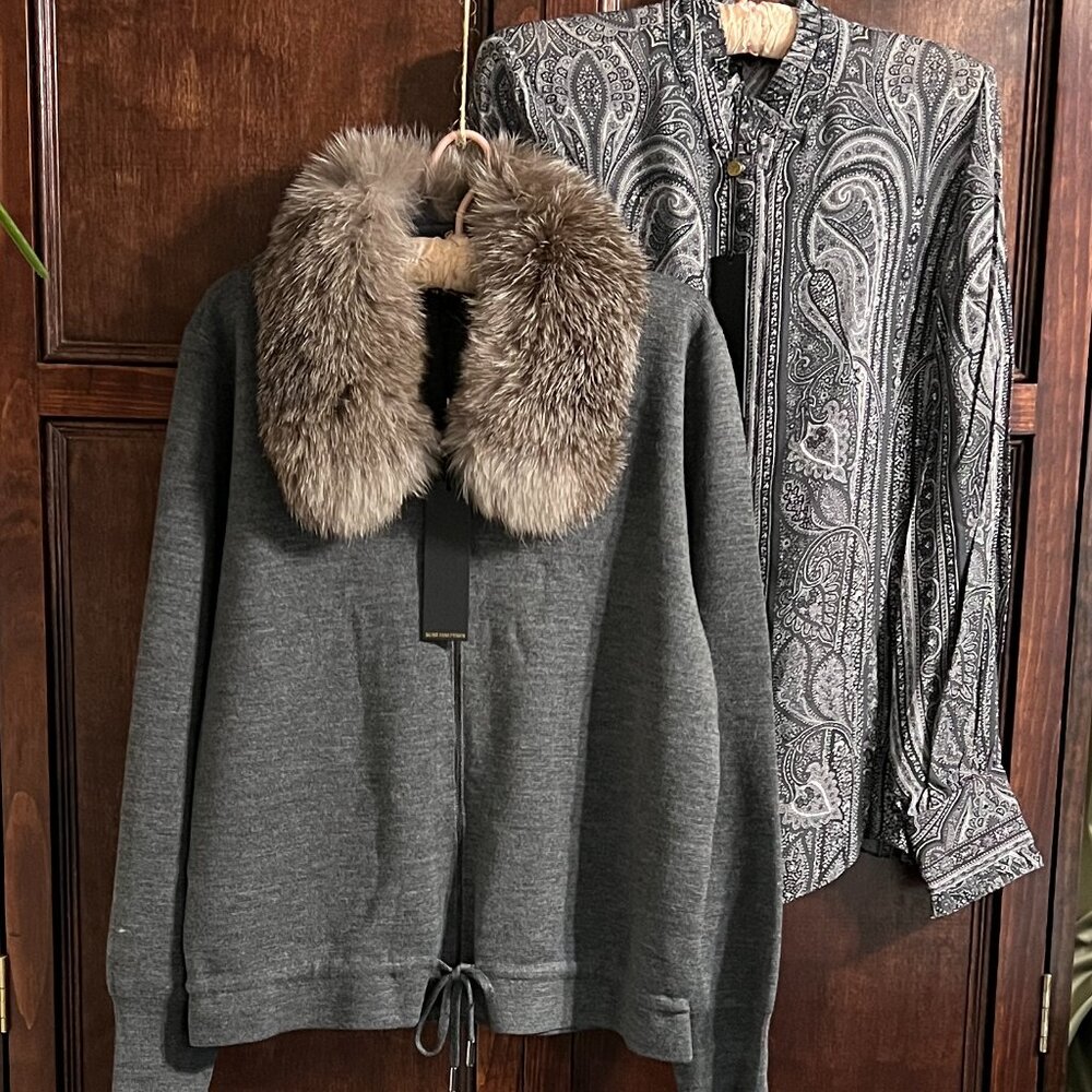 KOBI HALPERIN WHITNEY CARDI + HENI BLOUSE SET